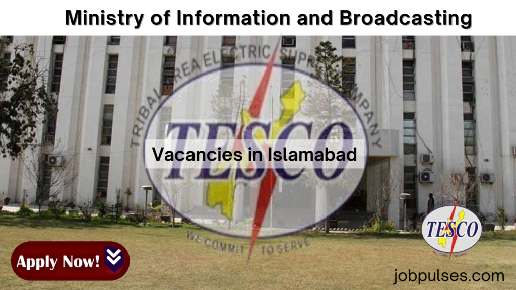 Vacancies in Islamabad 
