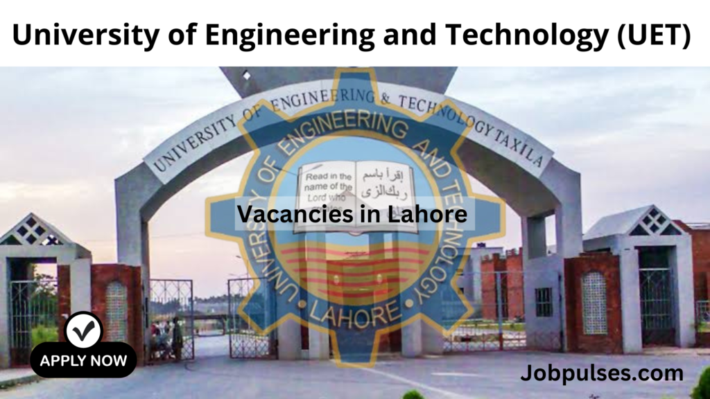 Vacancies in Lahore